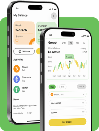 Solide Négocerine trading platform with live market data